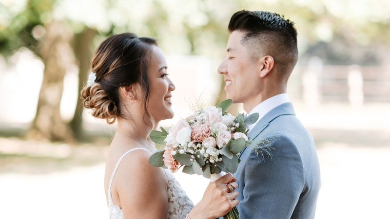 Couple de mariée asiatique, David Ly photographe mariage Fine Art